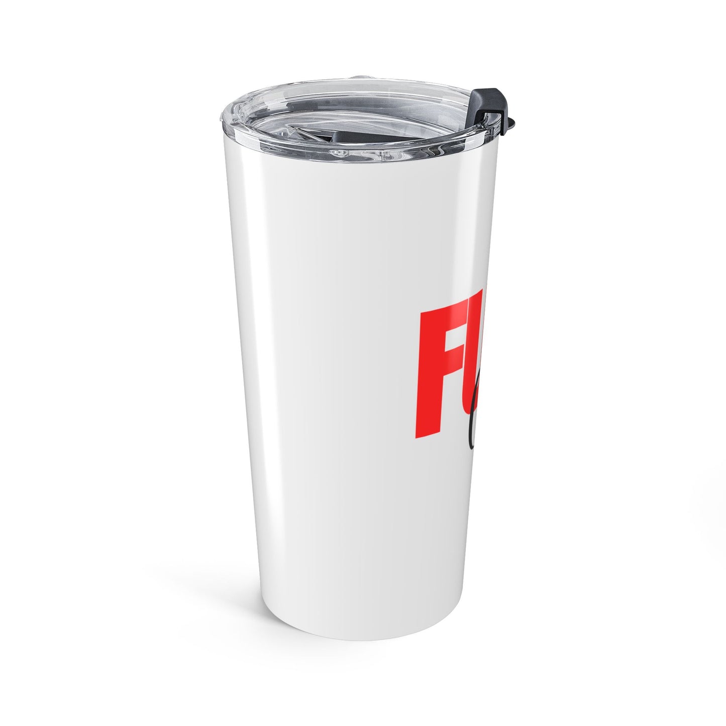 20oz Tumbler — Bold Red "Fuck Off" Graphic Travel Cup