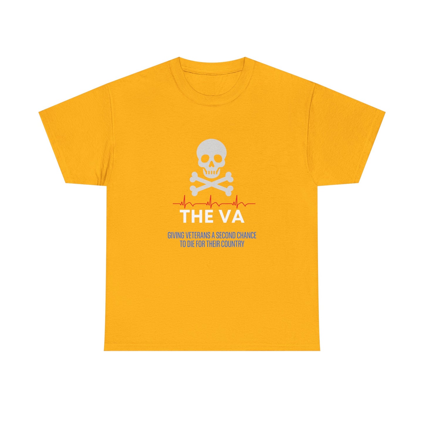 Veteran Skull & Crossbones Tee – “THE VA” Tribute T-Shirt