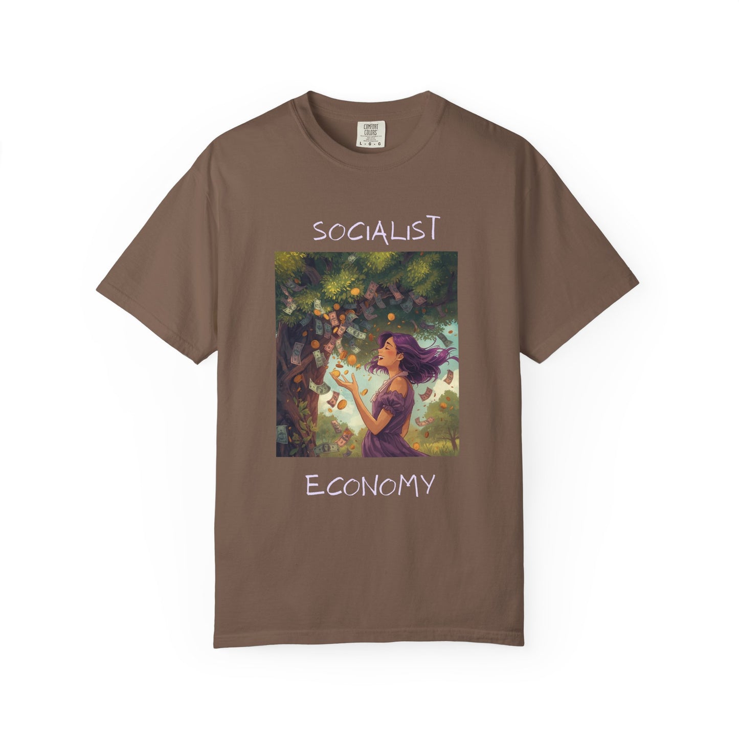Socialist Economy T-Shirt — Illustrated Garden Graphic Tee