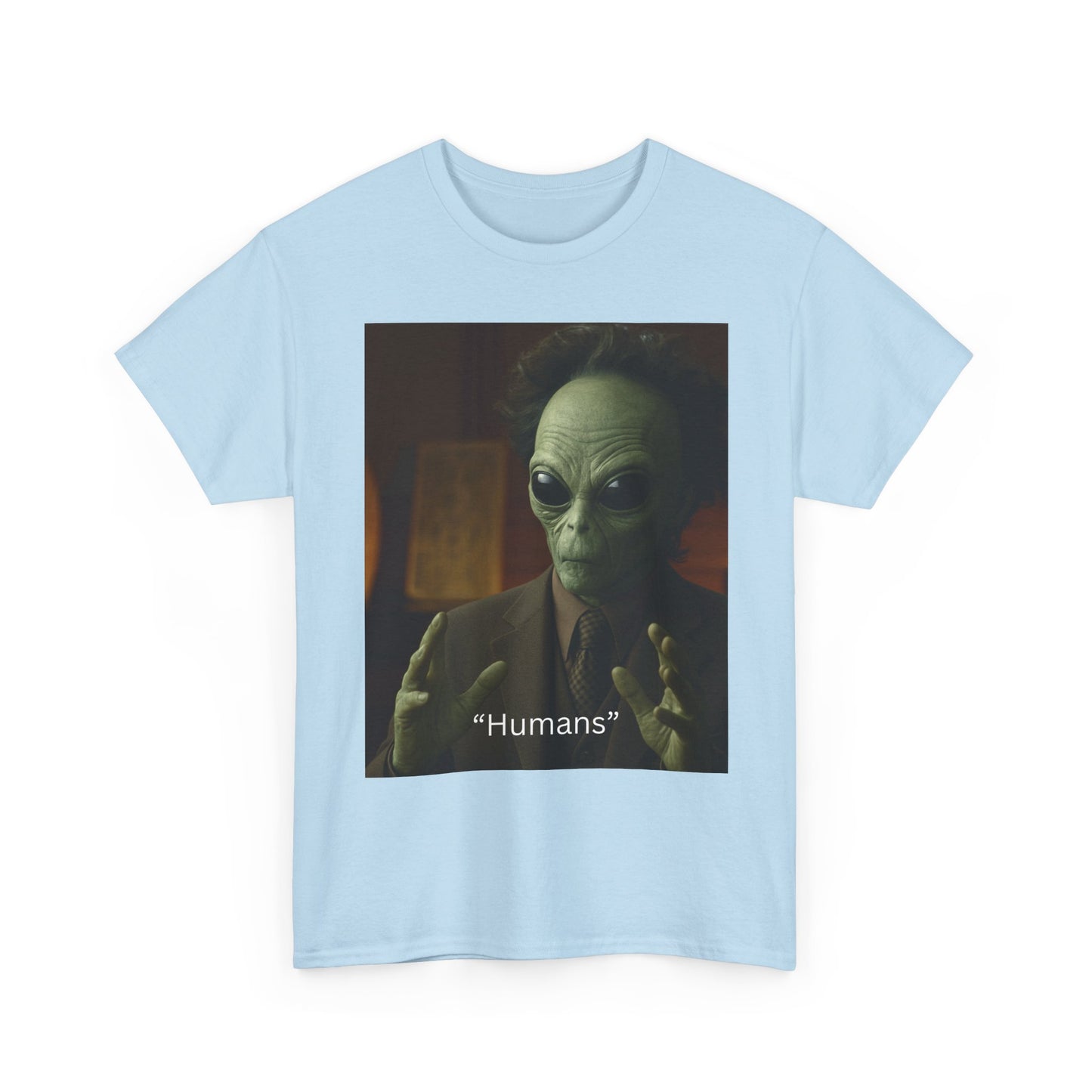 Alien Meme T-Shirt — 'Humans' Retro Funny Graphic Tee