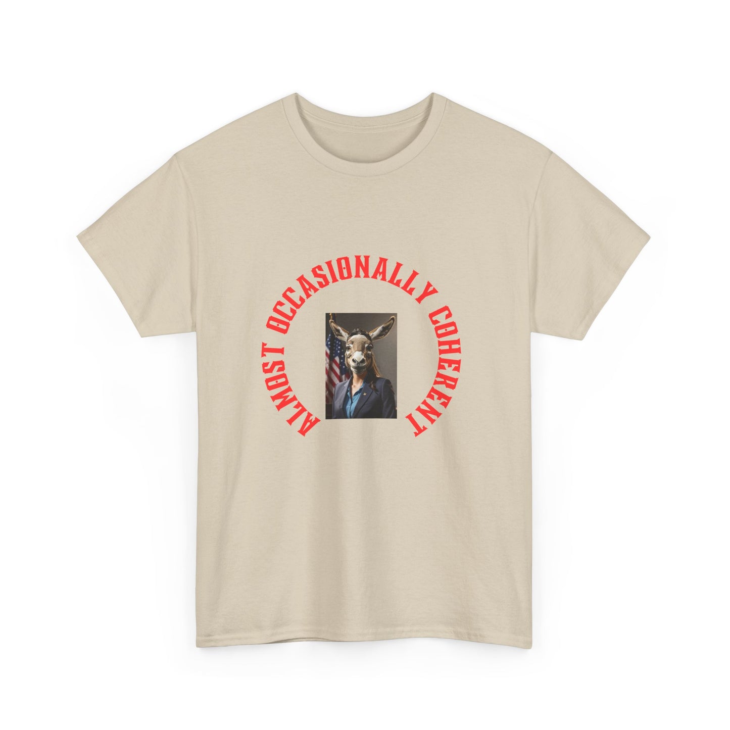 T-Shirt — Almost Occasionally Cheeky (Vintage Dog Portrait)