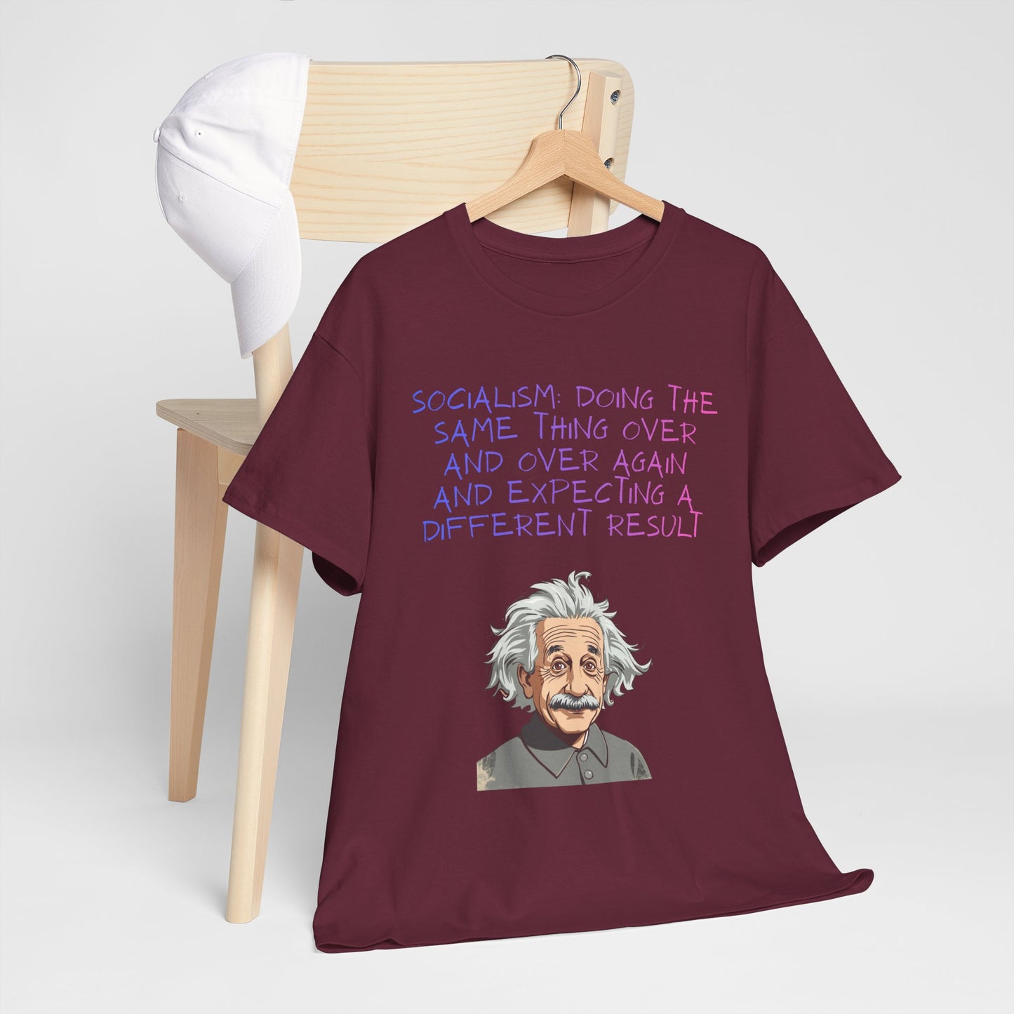 Science Humor T‑Shirt — Funny Quote & Cartoon Scientist Tee