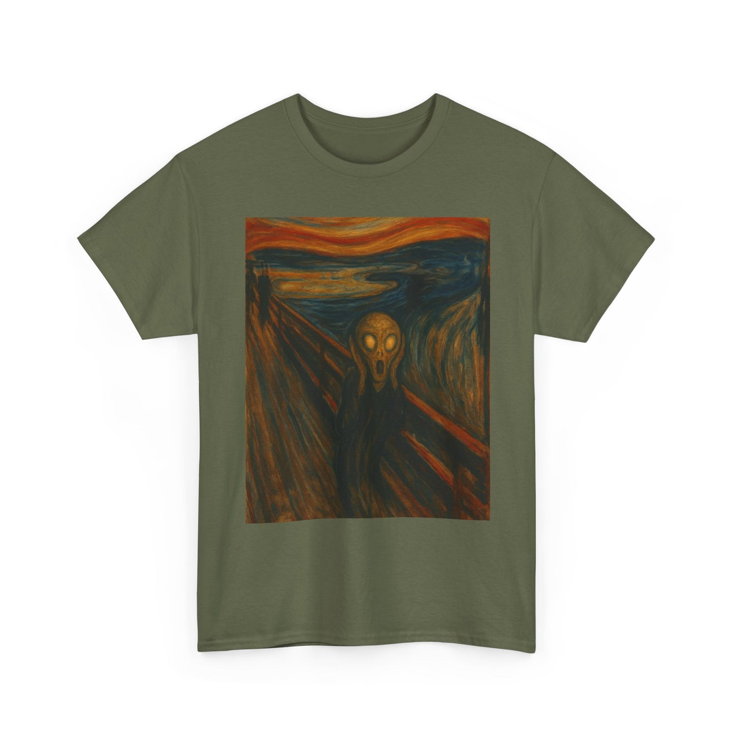 Scream Art T-Shirt — Expressionist Painting Graphic Tee