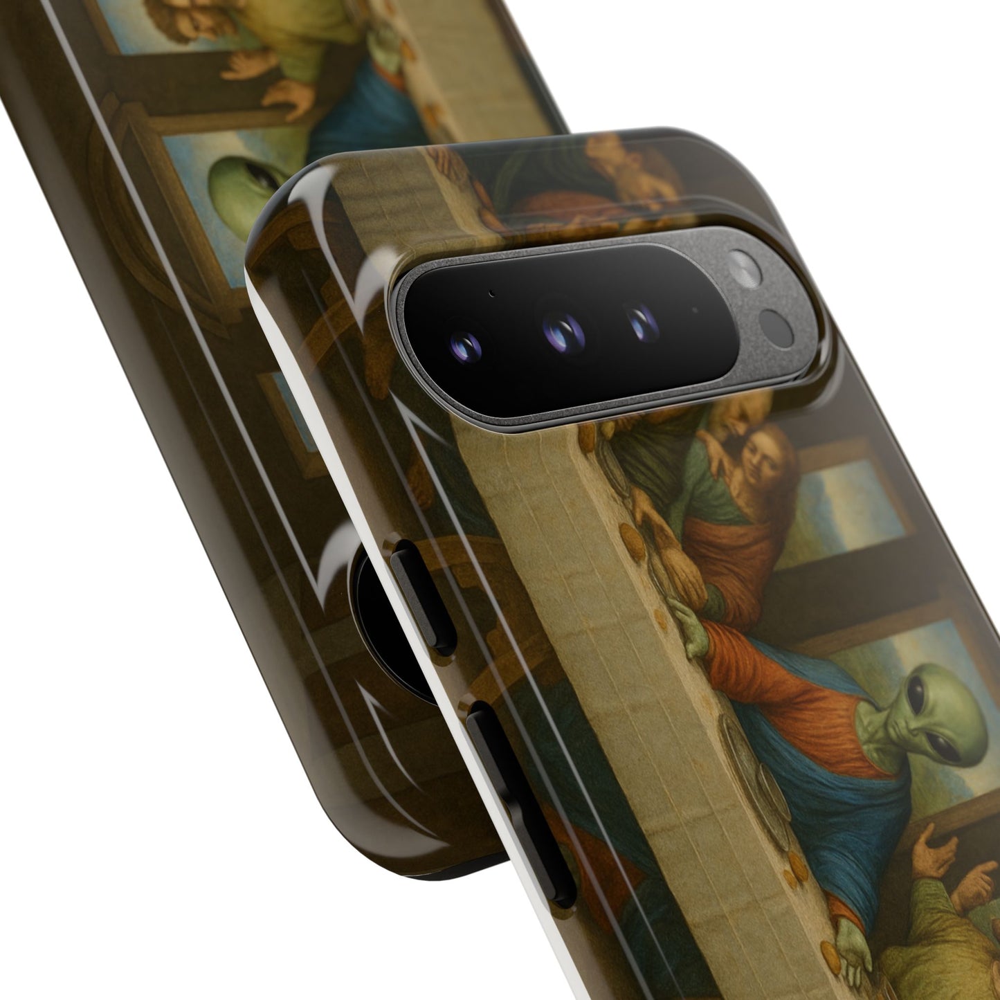 Phone Case - 'The Last Supper' Alien Parody Protective Cover