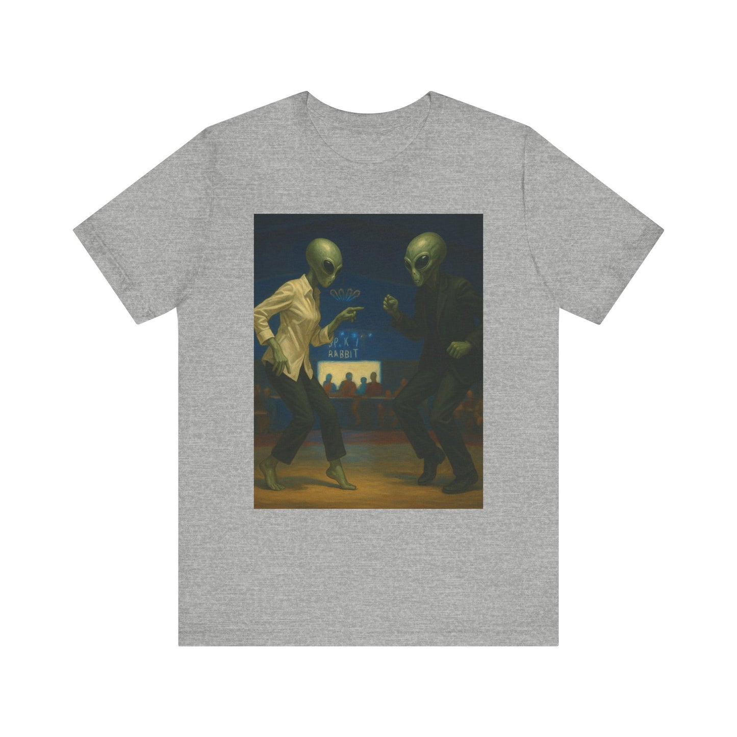 Graphic Tee — Vintage Moonlit Voyage Painting