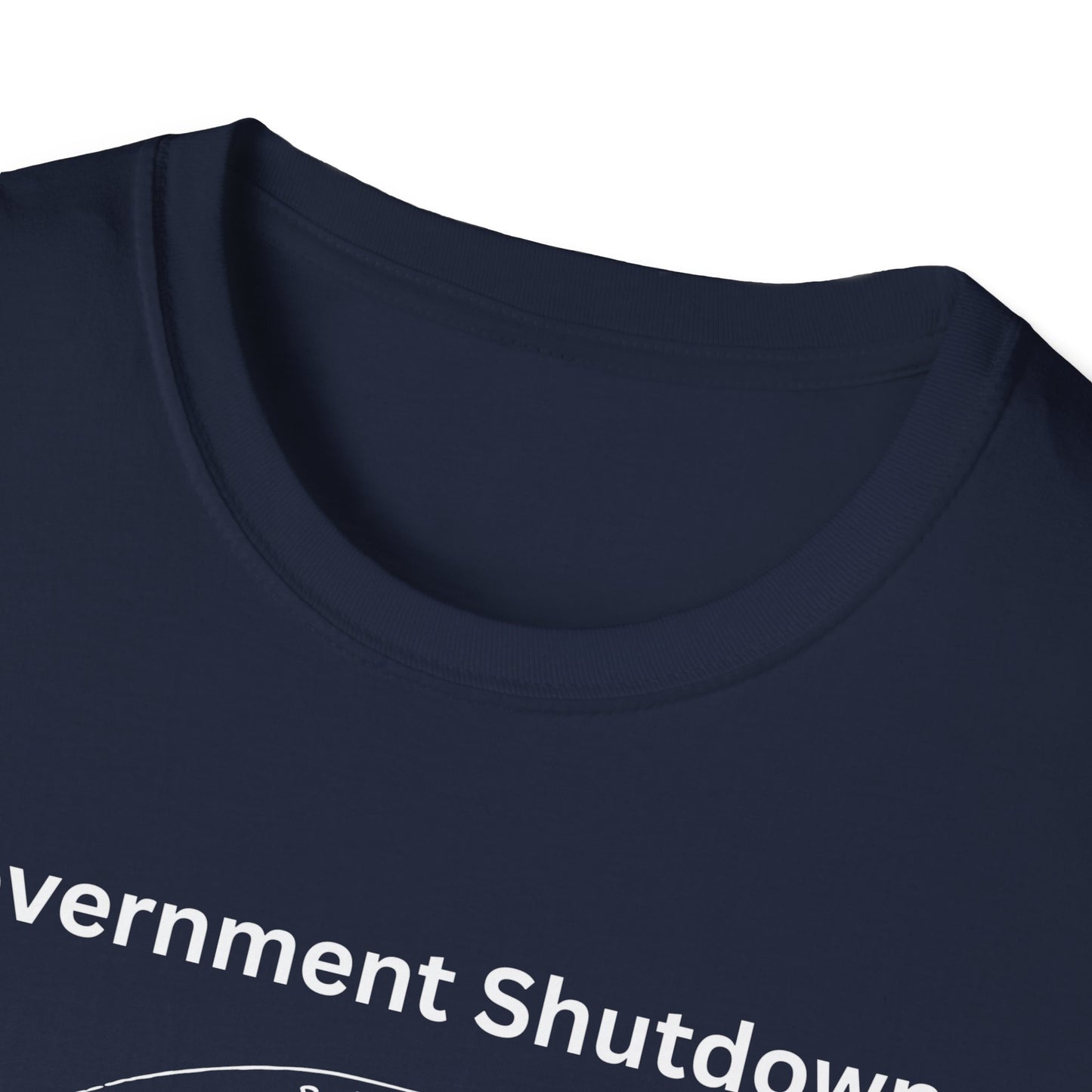 Government Shutdown Didn't Notice T-Shirt — Capitol Graphic Political Humor Tee