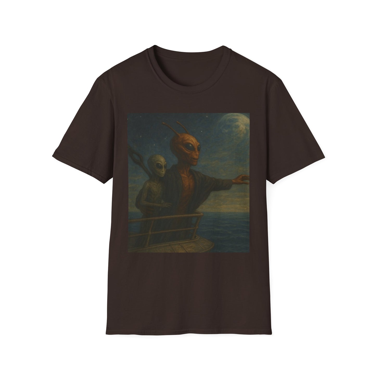 Alien Voyage T-Shirt — Vintage Surreal Art Tee