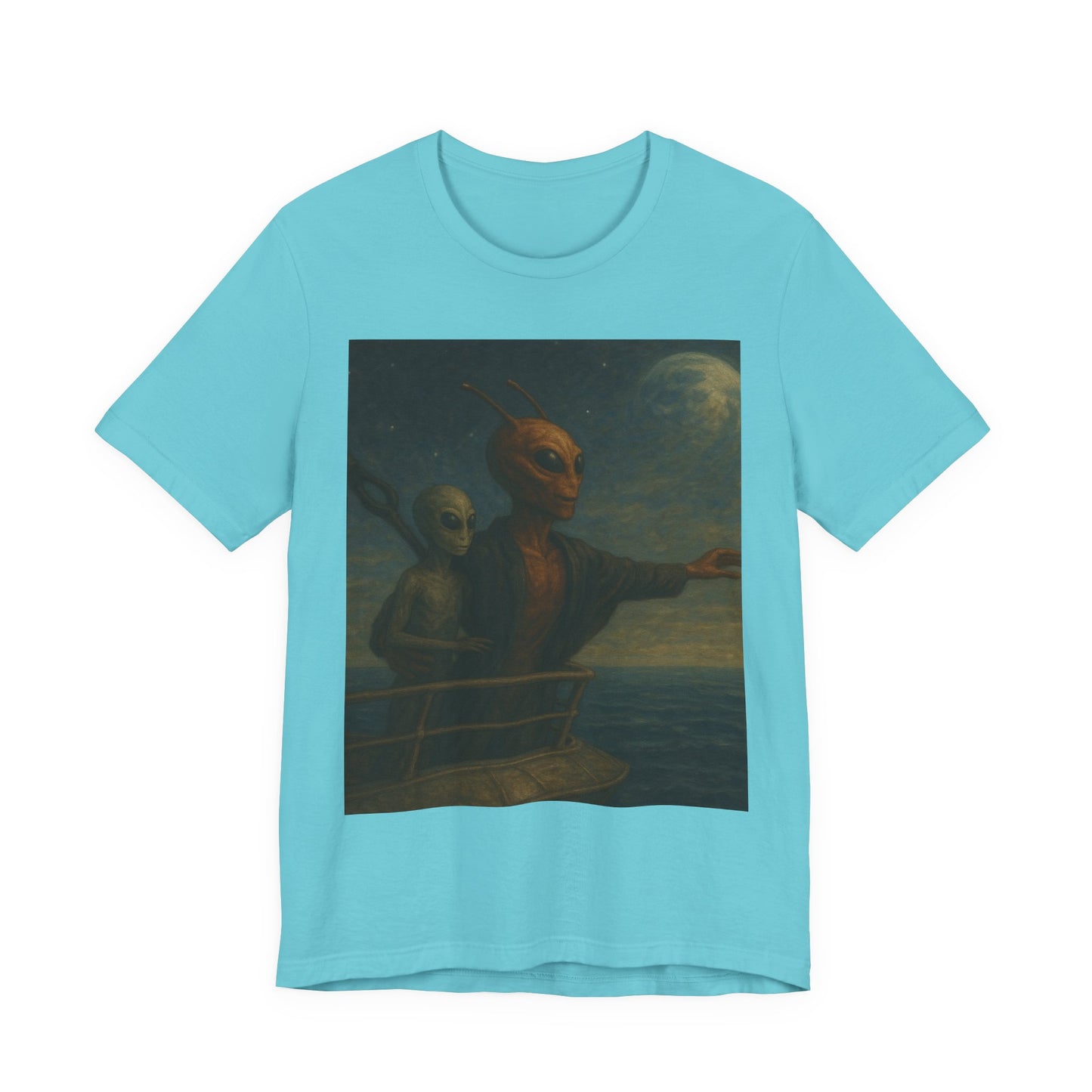 Alien Voyage T‑Shirt — Vintage Surreal Art Tee