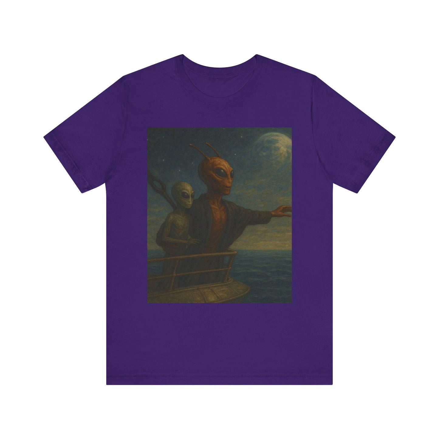 Alien Voyage T‑Shirt — Vintage Surreal Art Tee