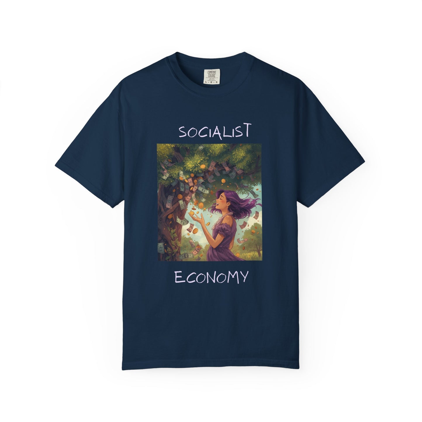 Socialist Economy T-Shirt — Illustrated Garden Graphic Tee