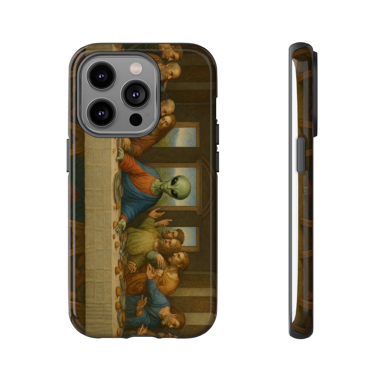 Phone Case - 'The Last Supper' Alien Parody Protective Cover