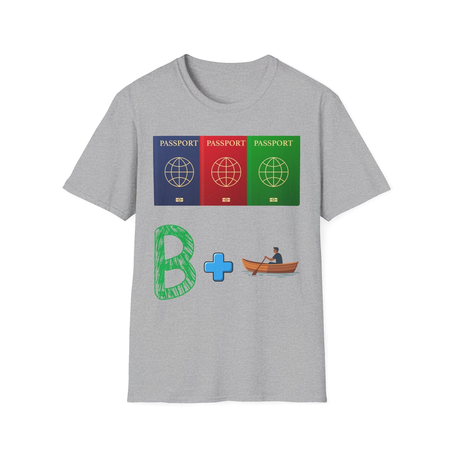Passport Bro T‑Shirt — Travel Crewneck for Adventurers