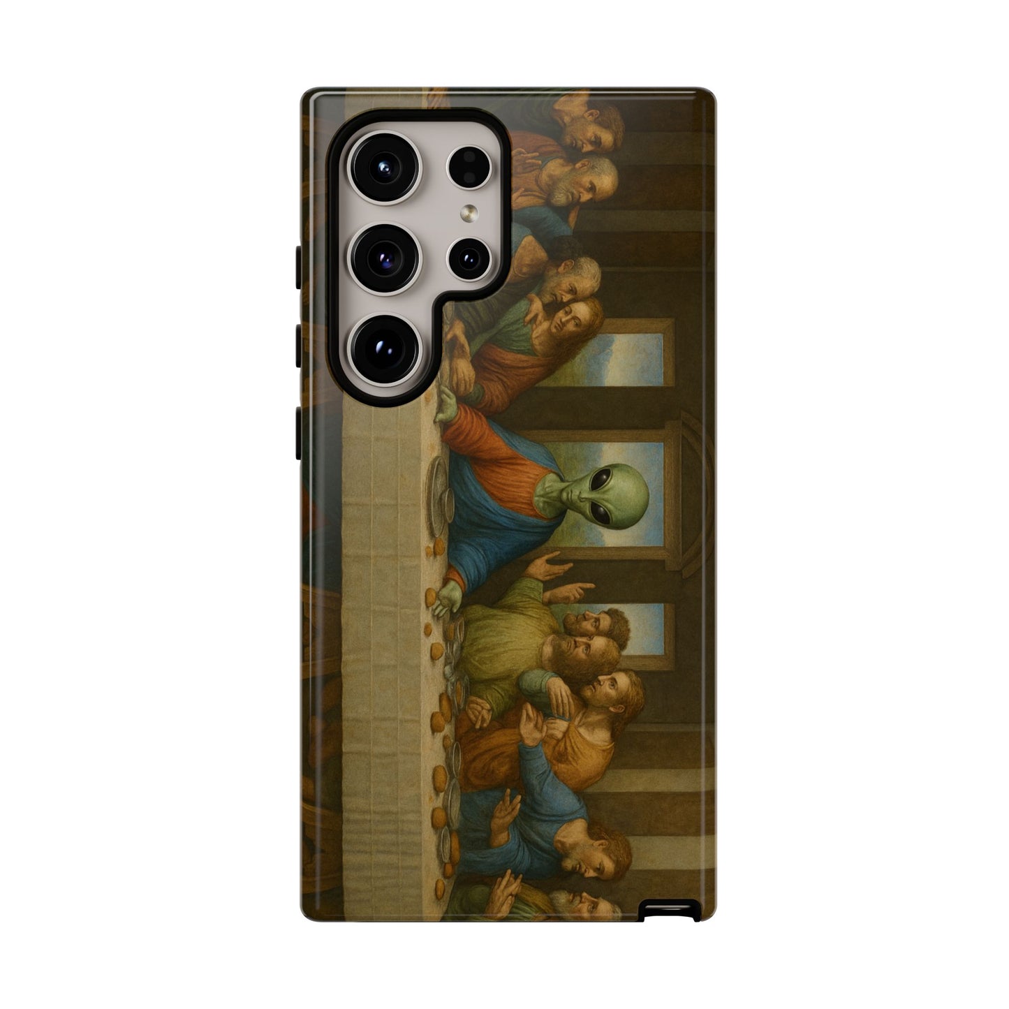 Phone Case - 'The Last Supper' Alien Parody Protective Cover