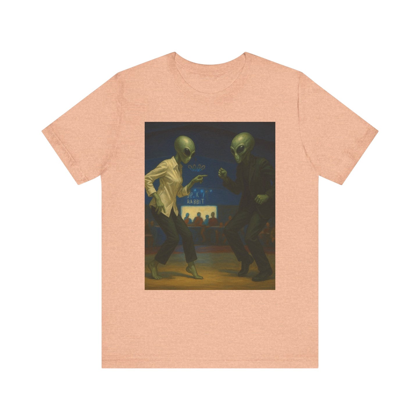 Graphic Tee — Vintage Moonlit Voyage Painting