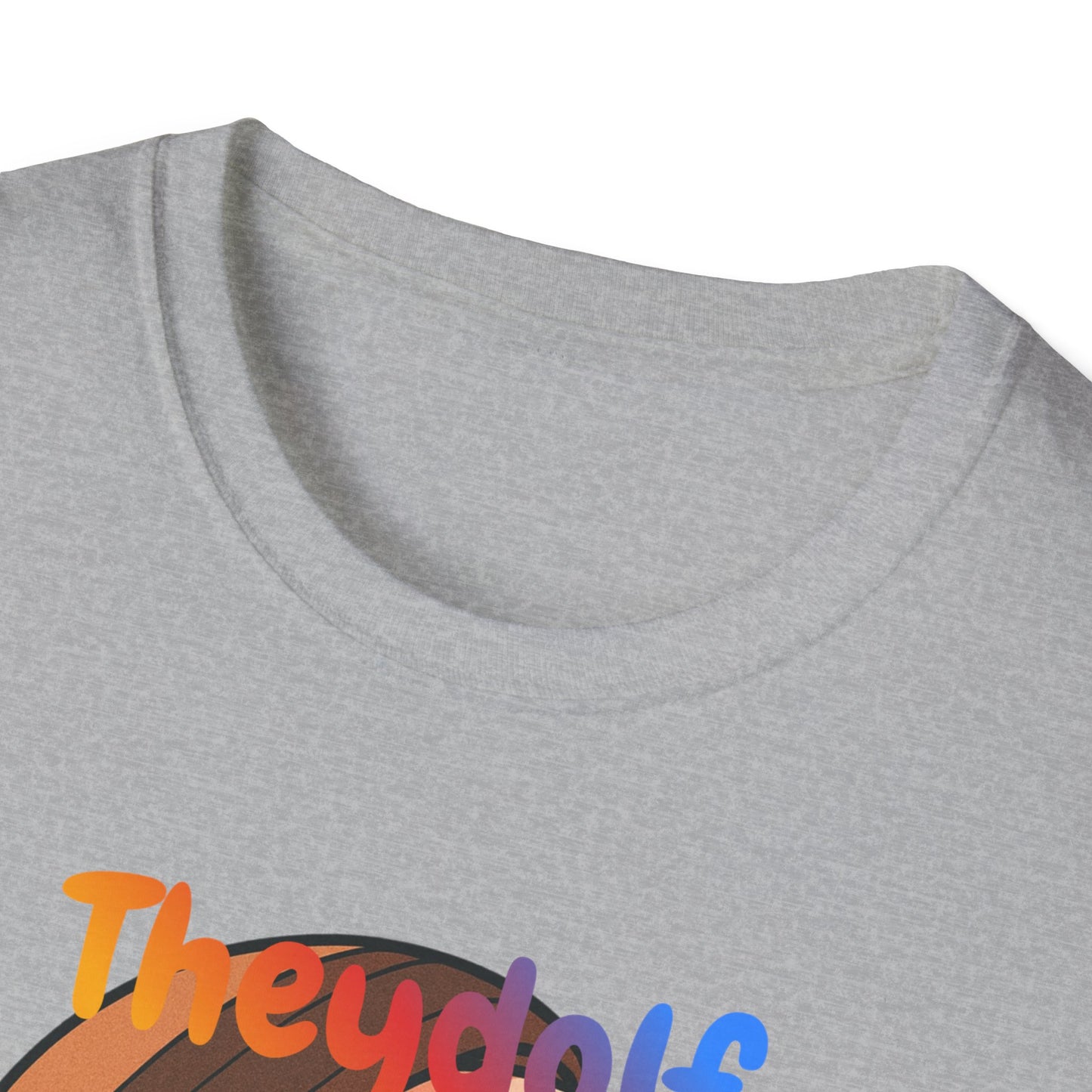 Pronoun Pride T-Shirt — They/Them Illustrated Portrait Tee