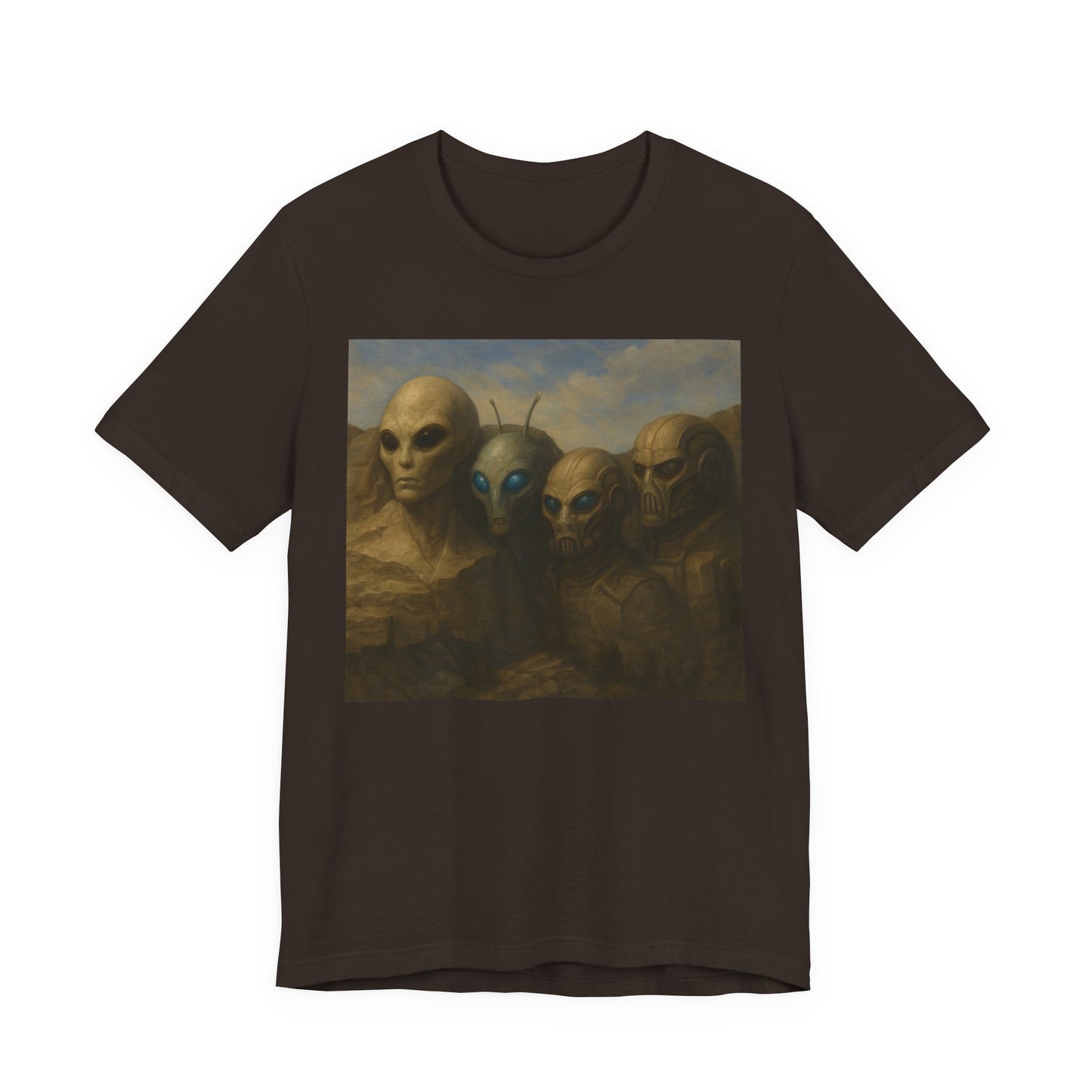 Alien Portrait T-Shirt — Vintage Sci‑Fi Art Tee