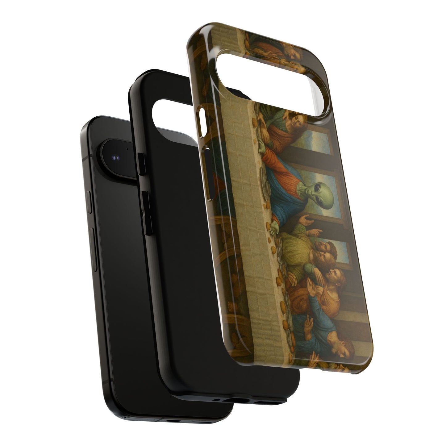Phone Case - 'The Last Supper' Alien Parody Protective Cover