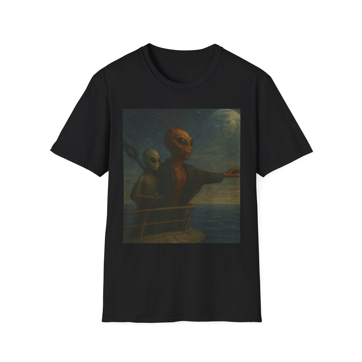 Alien Voyage T-Shirt — Vintage Surreal Art Tee