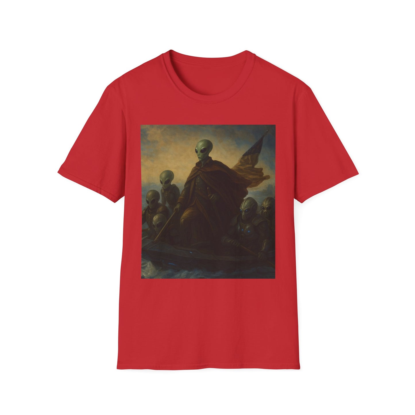 Alien Revolution T-Shirt — Vintage Portrait of Extraterrestrial Leaders