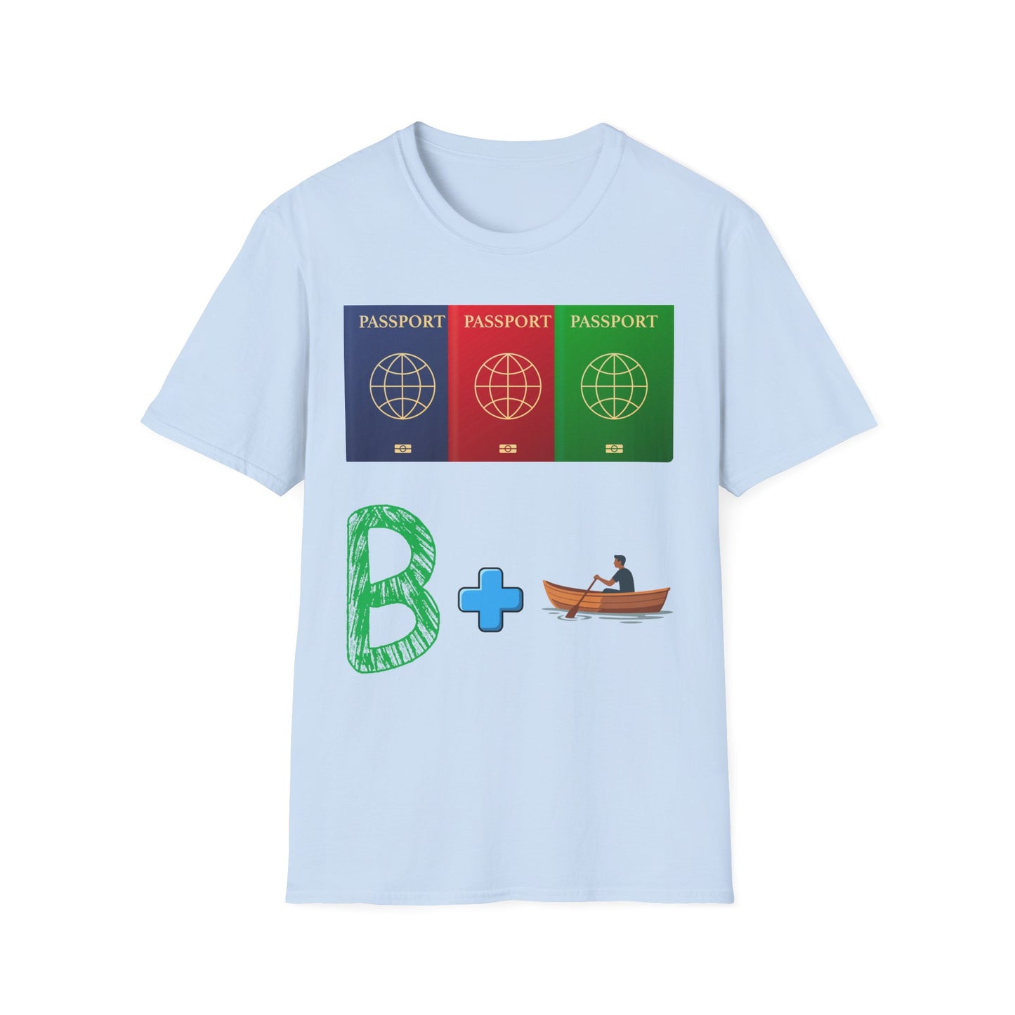 Passport Bro T‑Shirt — Travel Crewneck for Adventurers