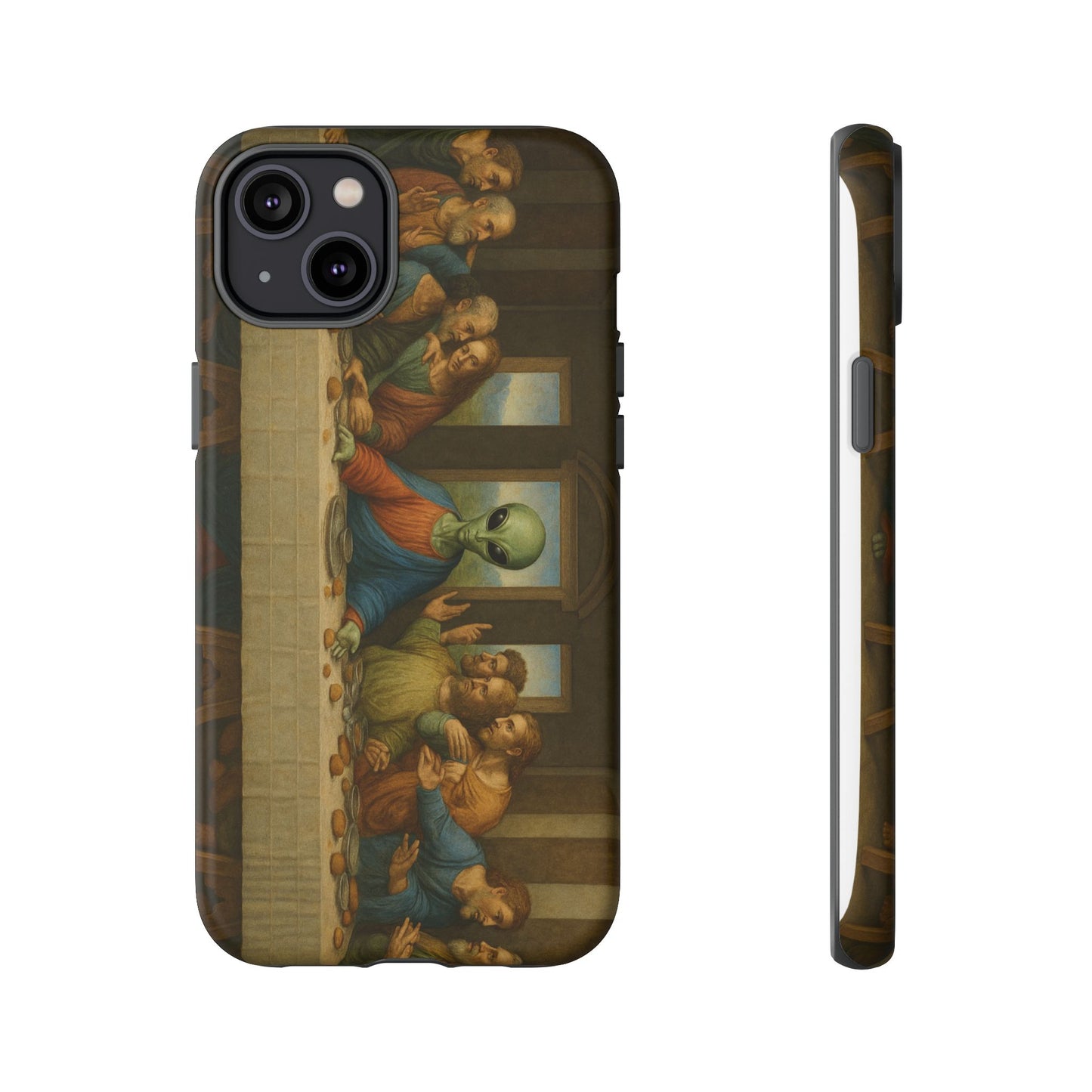 Phone Case - 'The Last Supper' Alien Parody Protective Cover