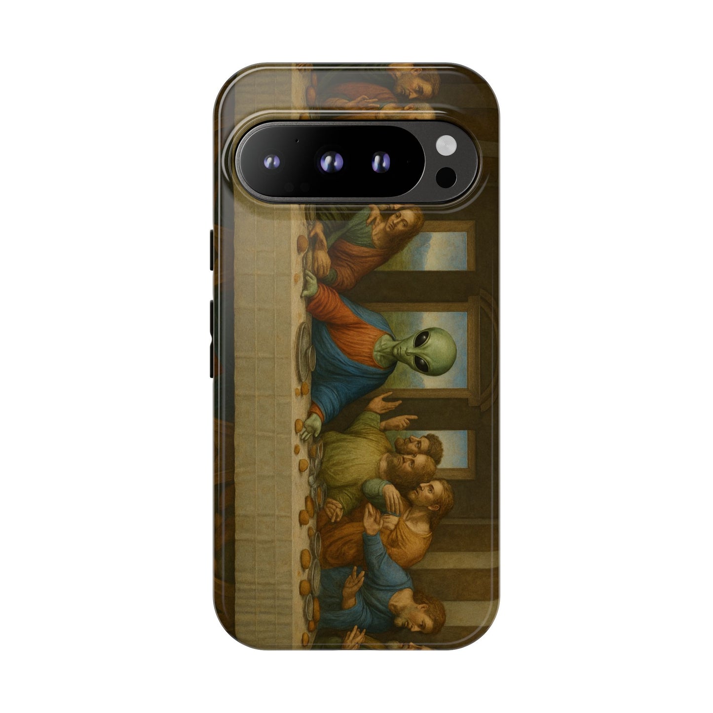 Phone Case - 'The Last Supper' Alien Parody Protective Cover