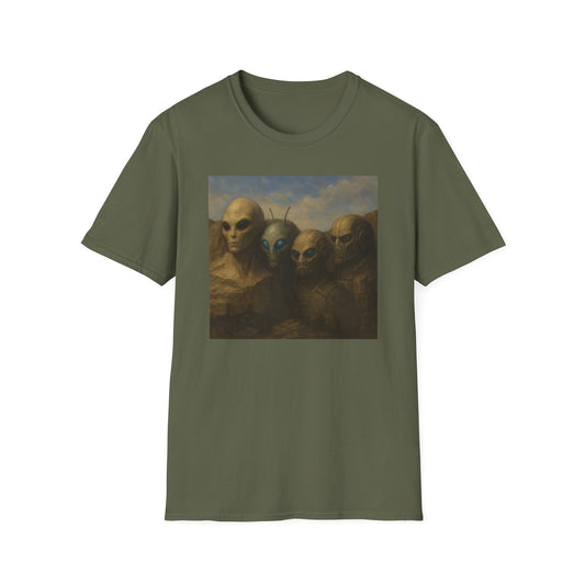 Alien Portrait T-Shirt — Vintage Surreal Extraterrestrial Art Tee