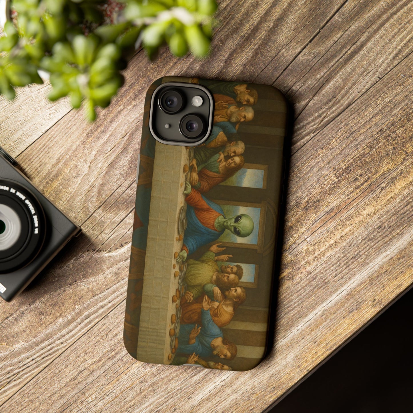 Phone Case - 'The Last Supper' Alien Parody Protective Cover