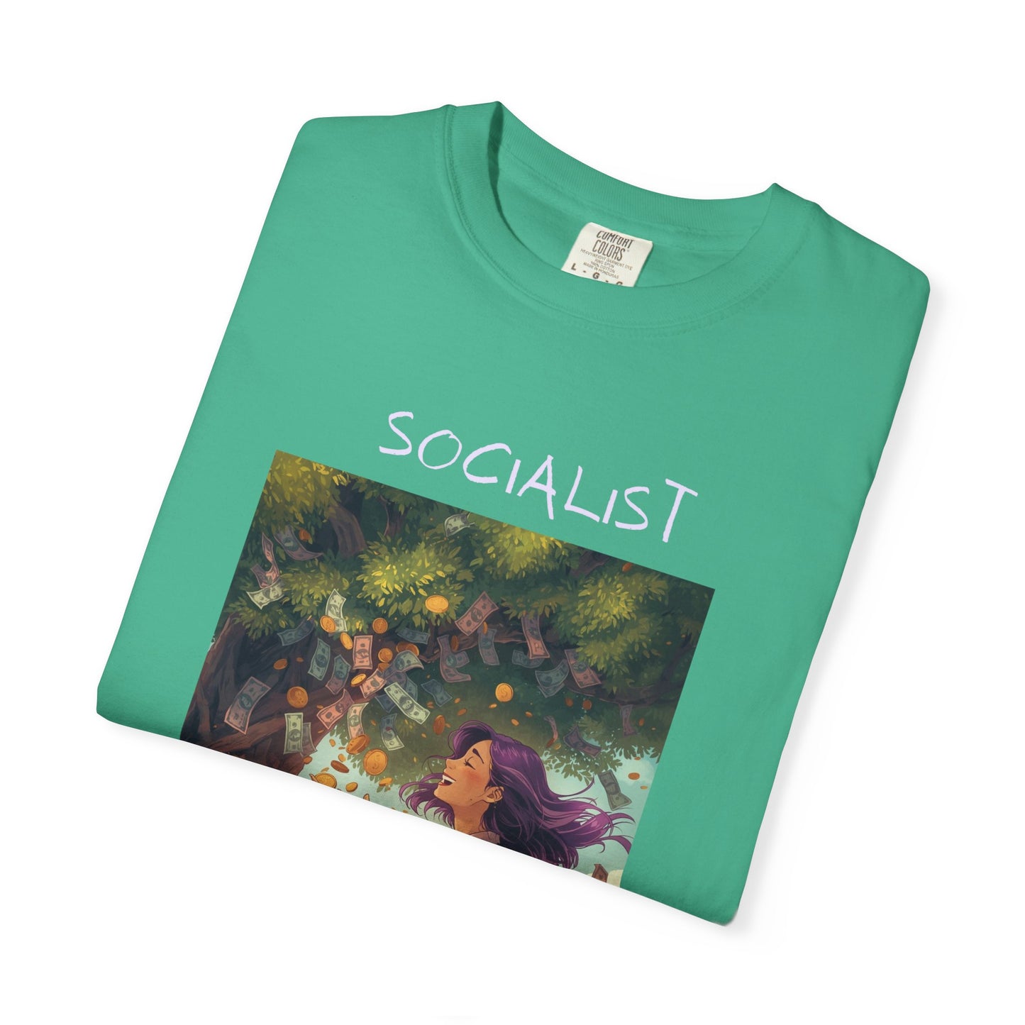 Socialist Economy T-Shirt — Illustrated Garden Graphic Tee