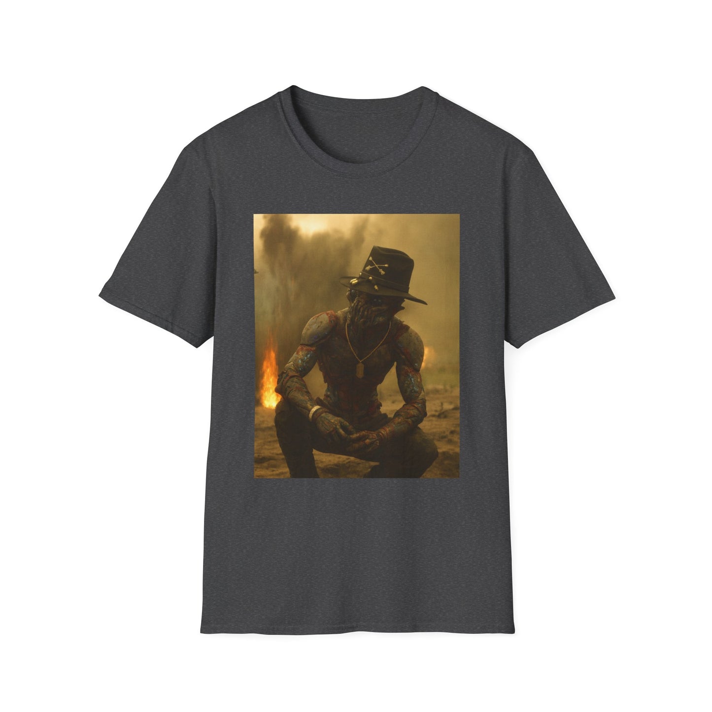 Graphic T-Shirt — Dark Cowboy Post-Apocalyptic Scene