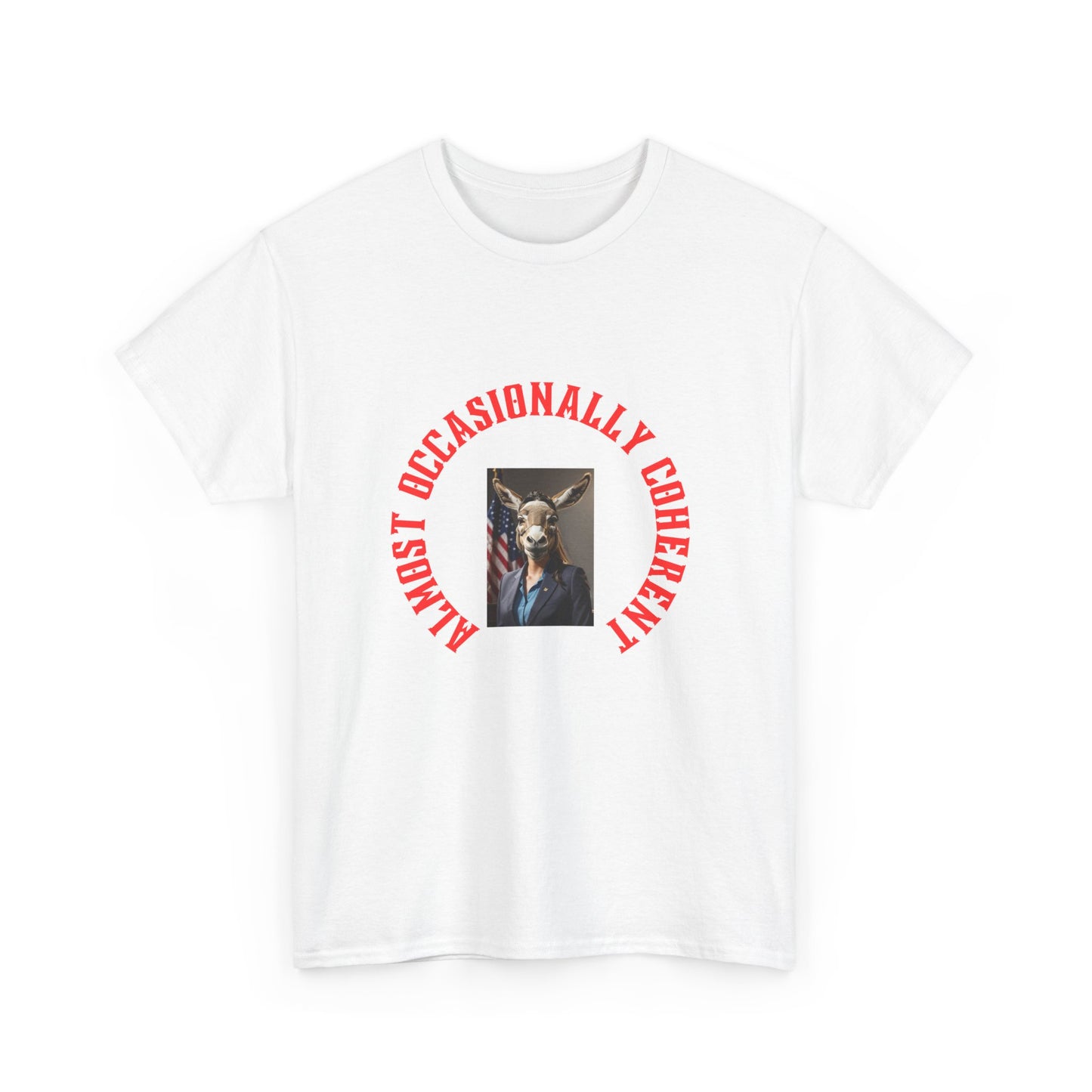 T-Shirt — Almost Occasionally Cheeky (Vintage Dog Portrait)