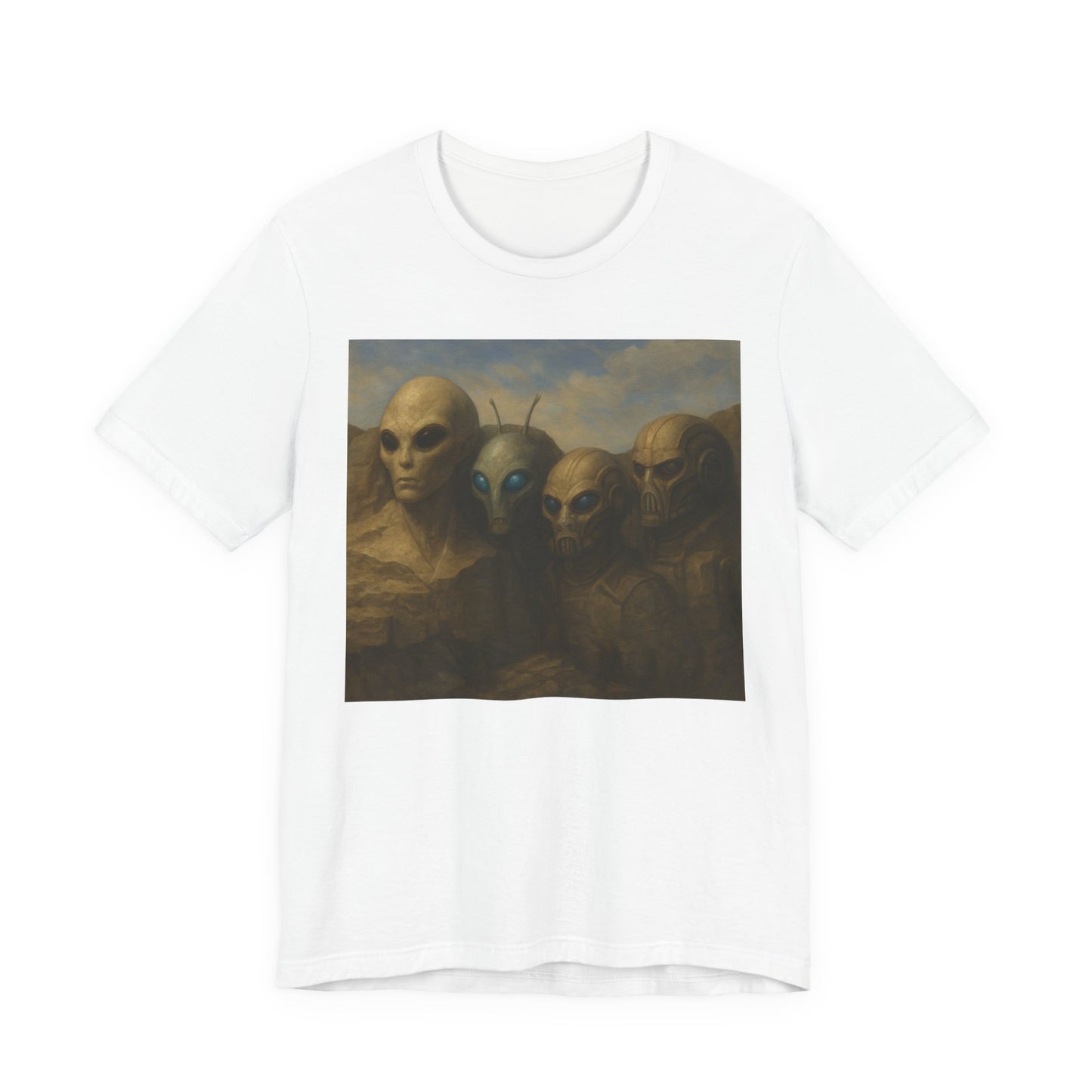 Alien Portrait T-Shirt — Vintage Sci‑Fi Art Tee