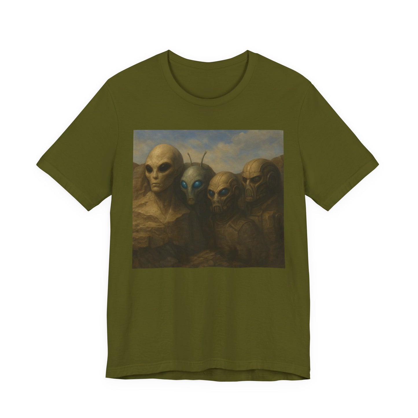 Alien Portrait T-Shirt — Vintage Sci‑Fi Art Tee