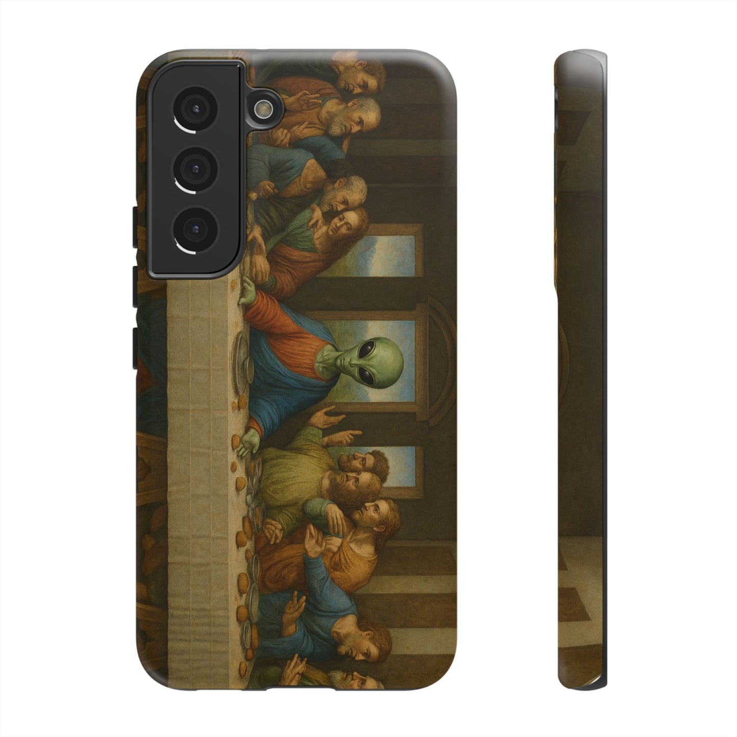 Phone Case - 'The Last Supper' Alien Parody Protective Cover