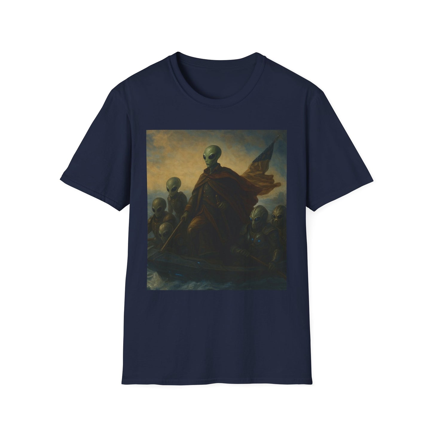 Alien Revolution T-Shirt — Vintage Portrait of Extraterrestrial Leaders