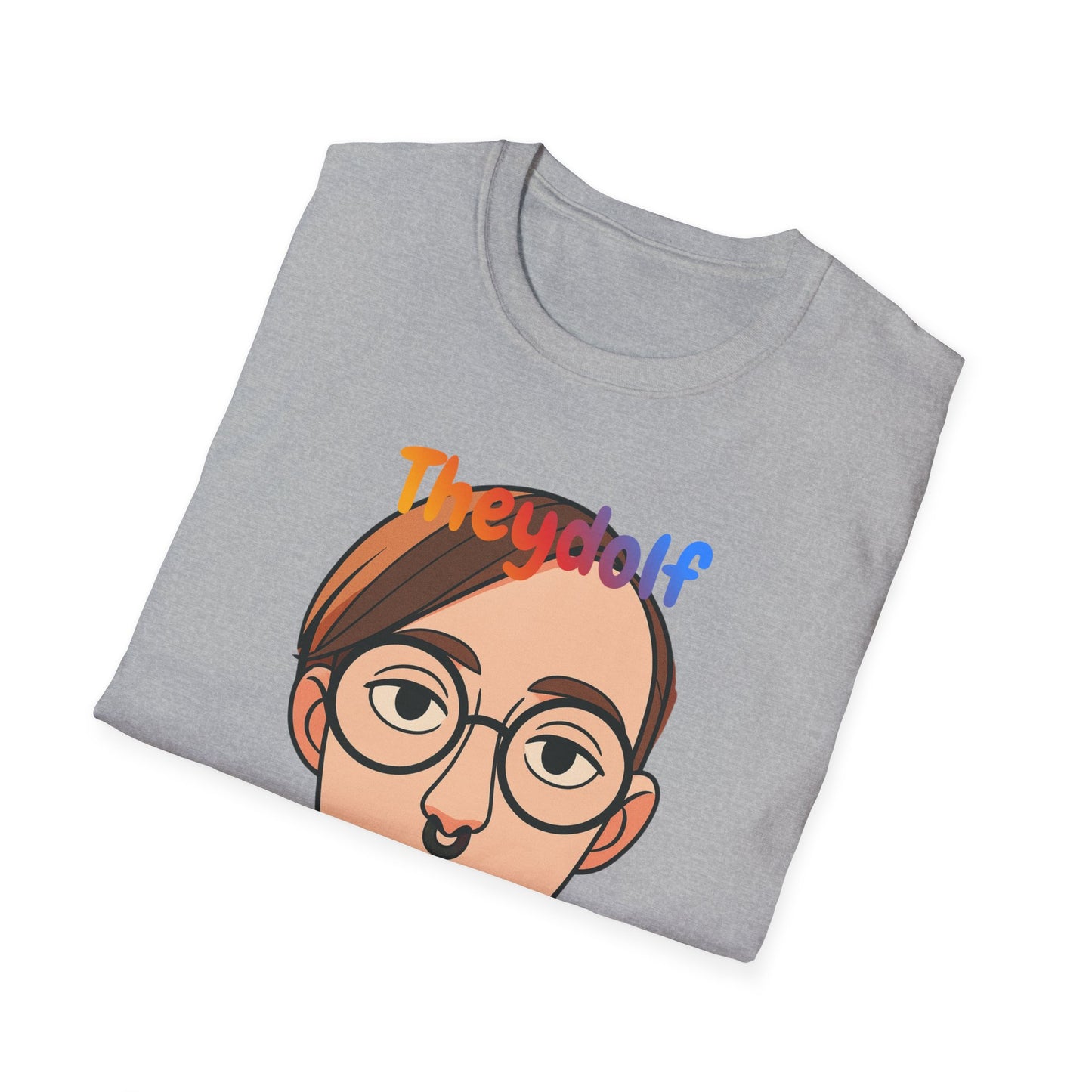 Pronoun Pride T-Shirt — They/Them Illustrated Portrait Tee