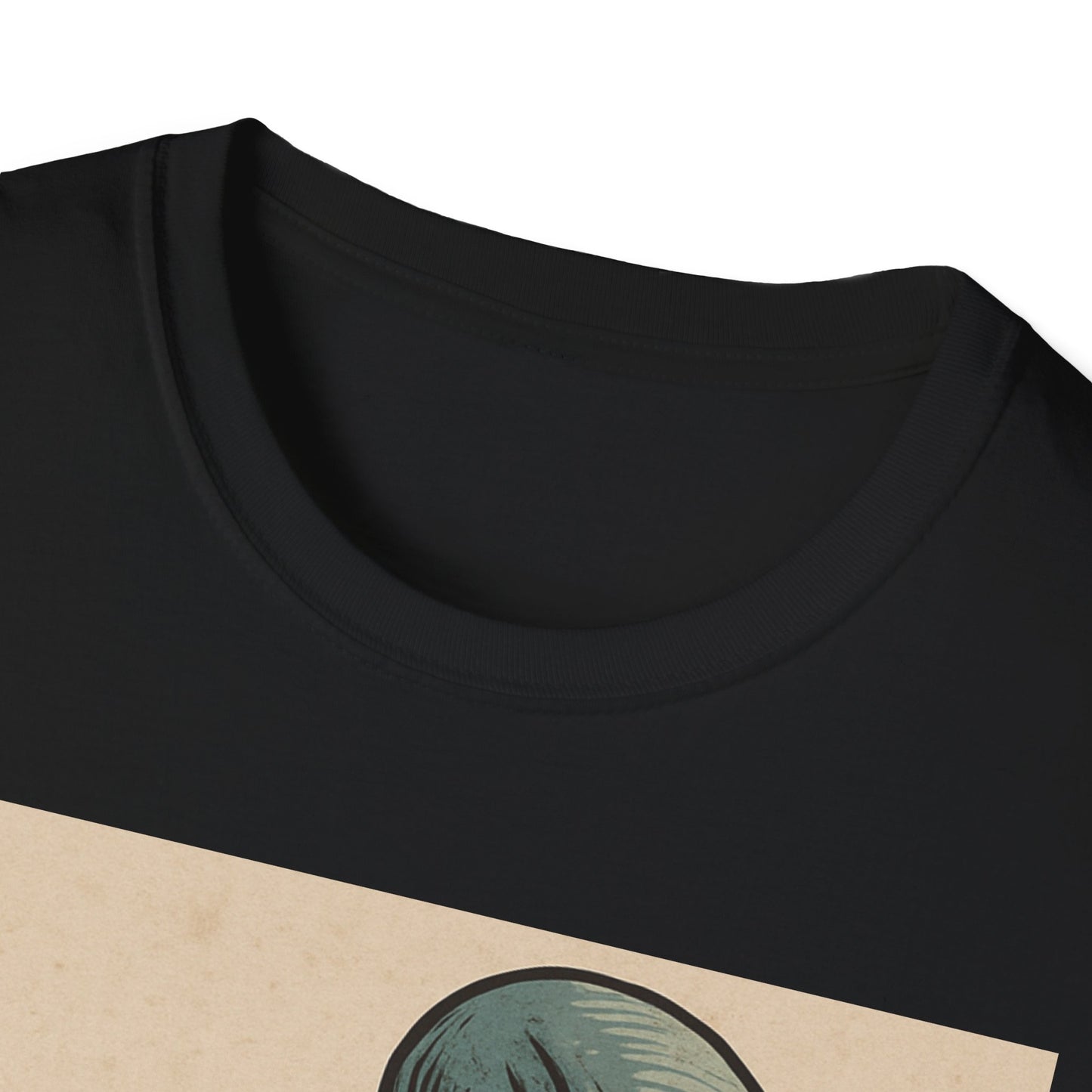 Alien Thinker T-Shirt — Retro Art Sci‑Fi Graphic Tee