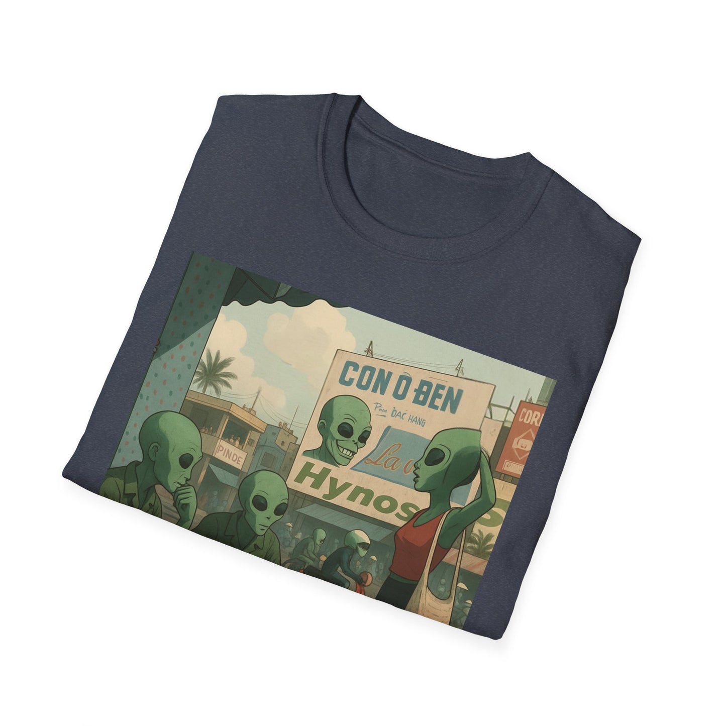 Alien Full Metal Jacket Graphic T-Shirt — Retro 'Con & Ben Hypnos' Illustration