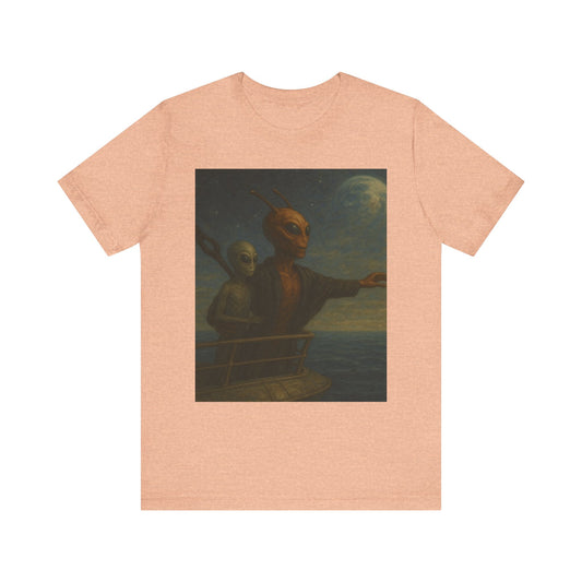 Alien Voyage T‑Shirt — Vintage Surreal Art Tee