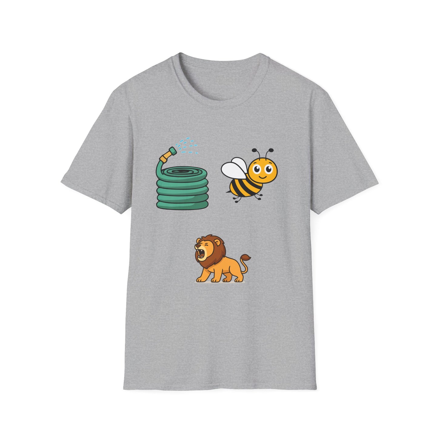 Bee Hose Lion T-Shirt — Cute Pun Garden Tee