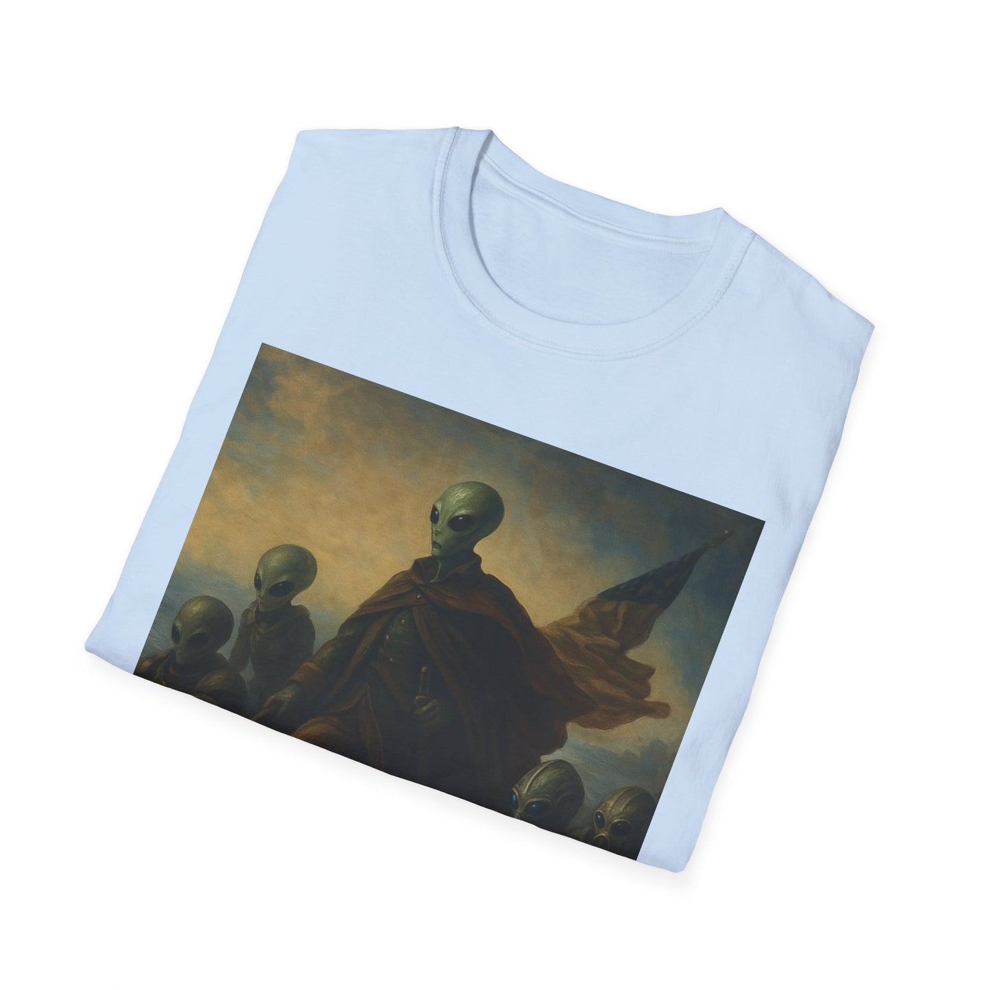 Alien Revolution T-Shirt — Vintage Portrait of Extraterrestrial Leaders