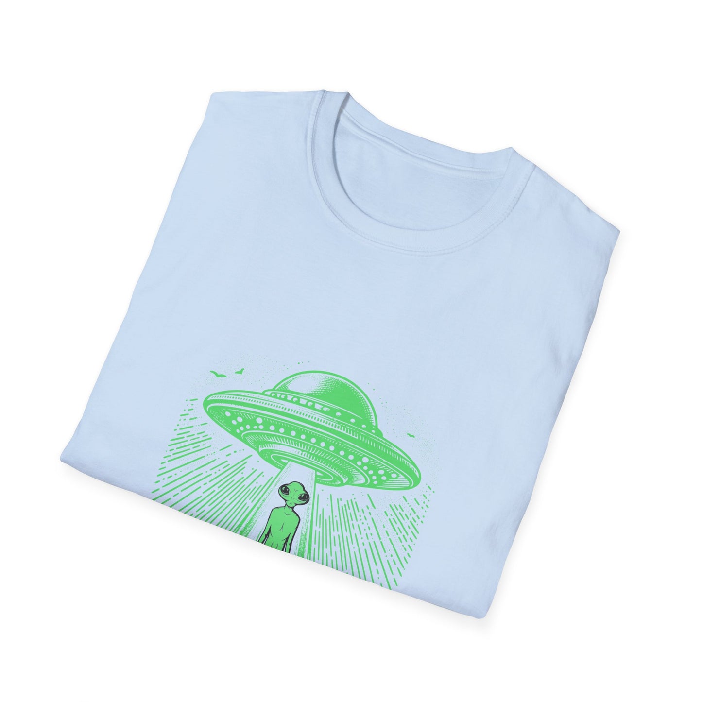 Alien Visitors T-Shirt — Retro UFO Graphic Tee