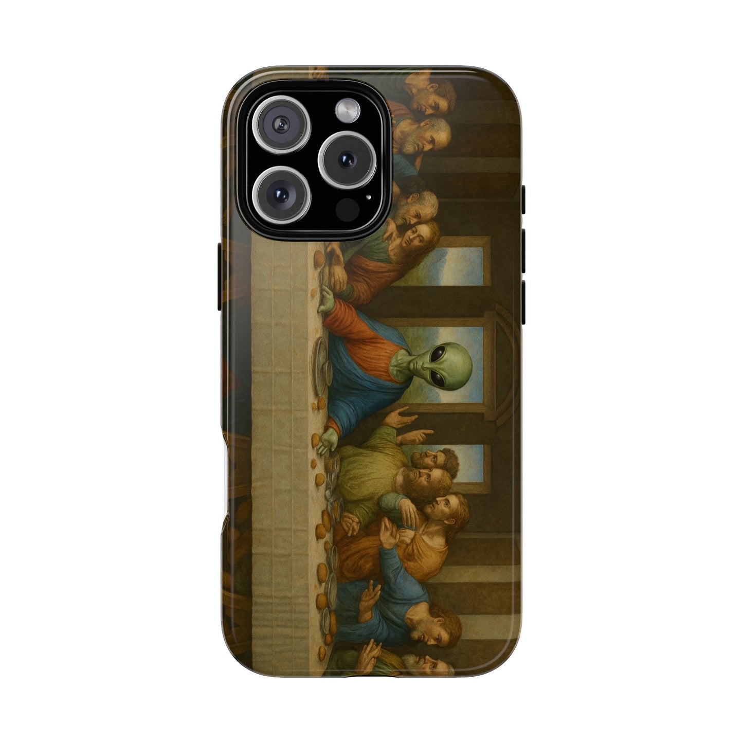 Phone Case - 'The Last Supper' Alien Parody Protective Cover
