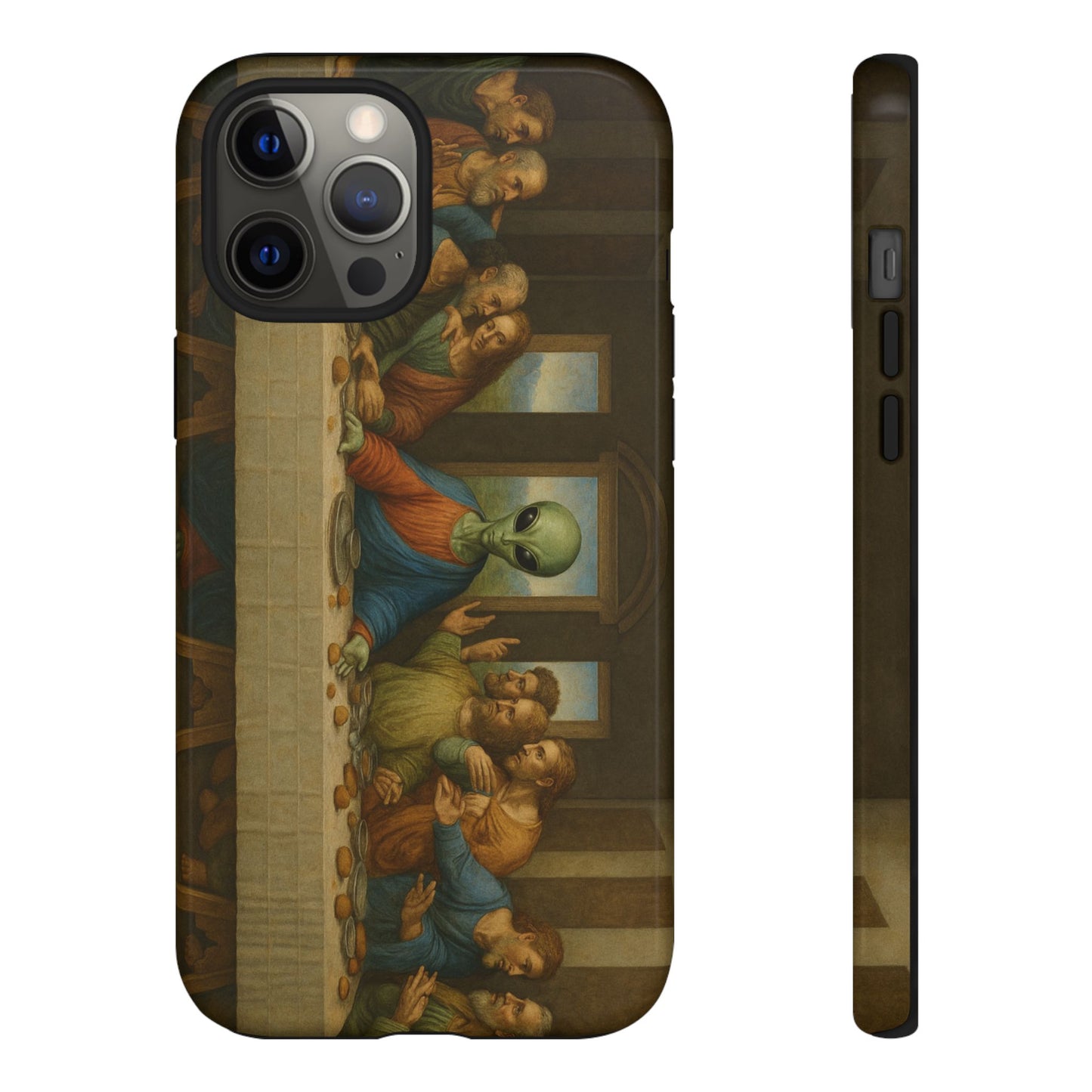 Phone Case - 'The Last Supper' Alien Parody Protective Cover