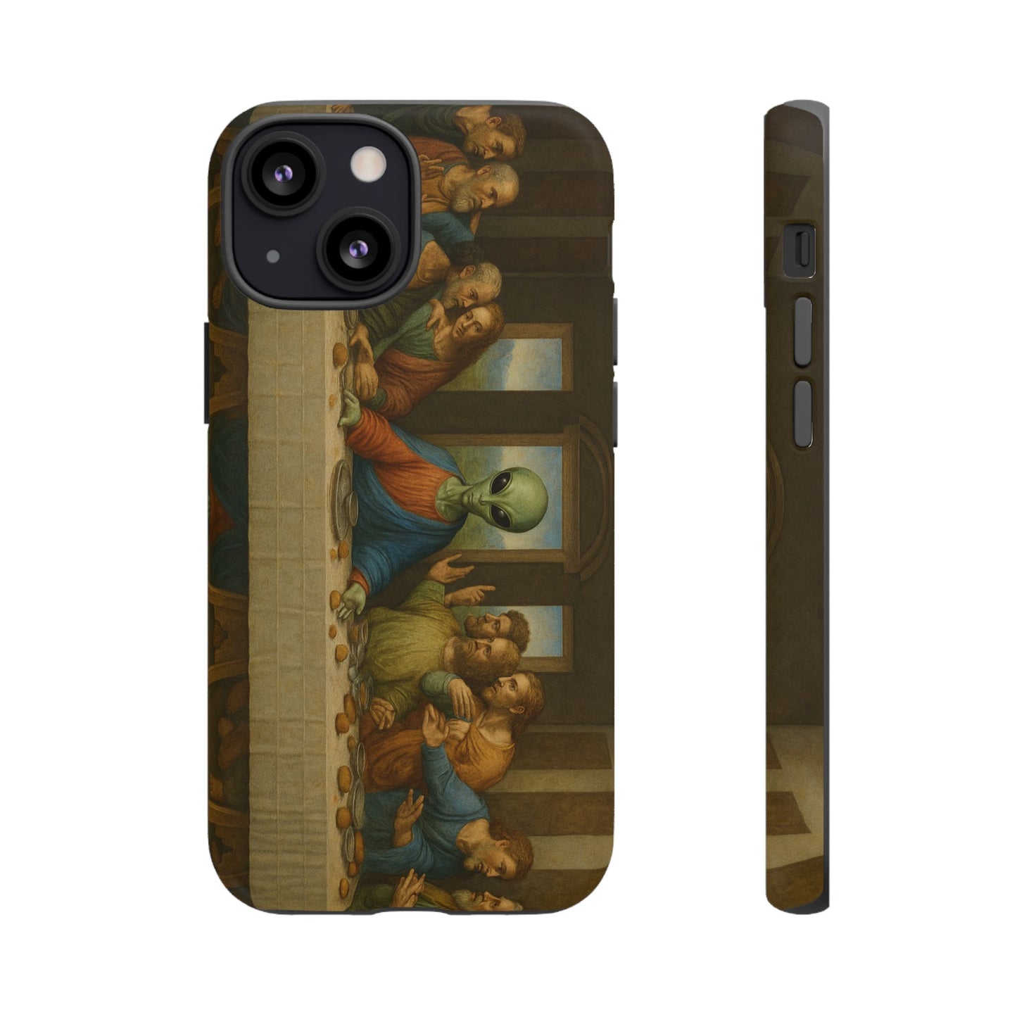 Phone Case - 'The Last Supper' Alien Parody Protective Cover