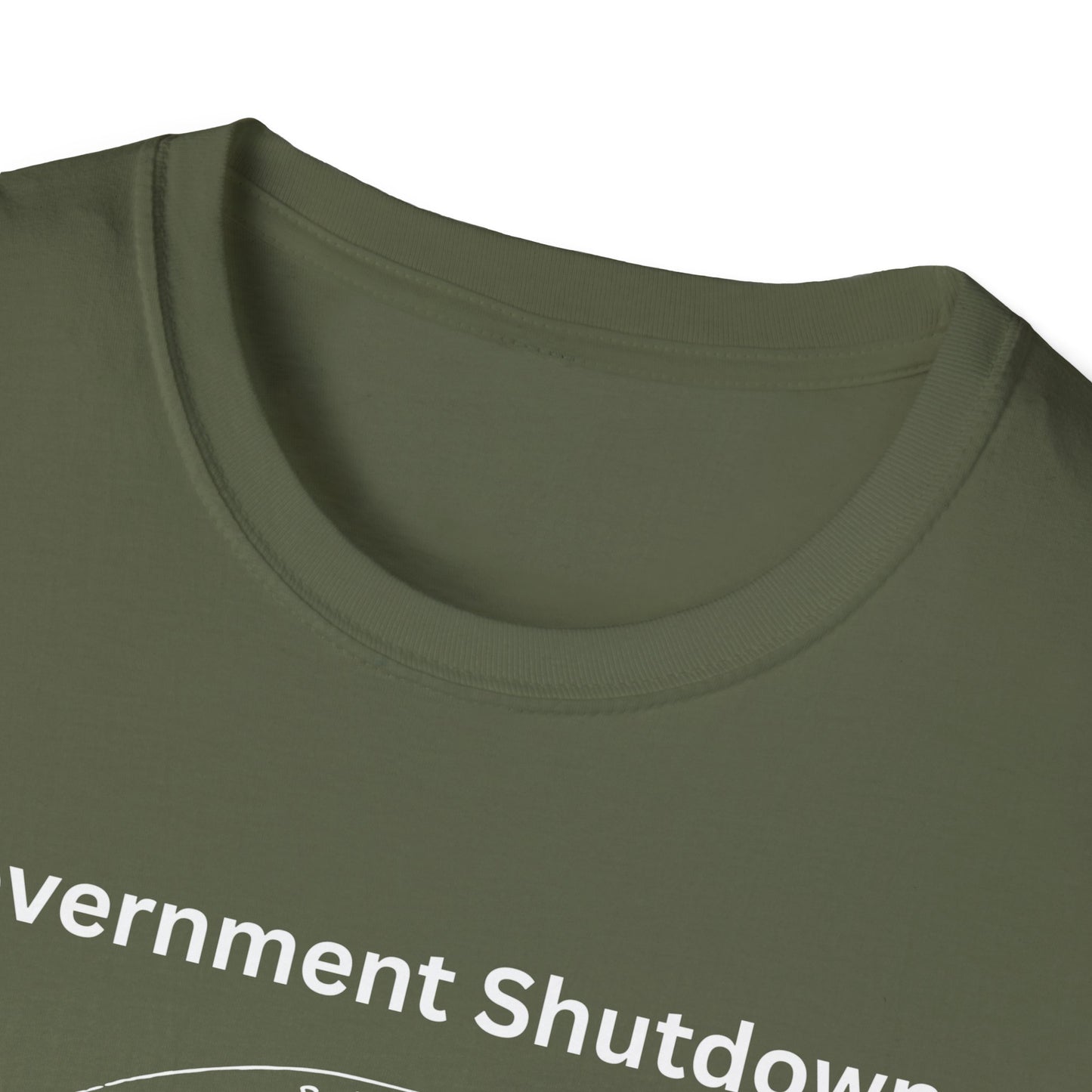 Government Shutdown Didn't Notice T-Shirt — Capitol Graphic Political Humor Tee
