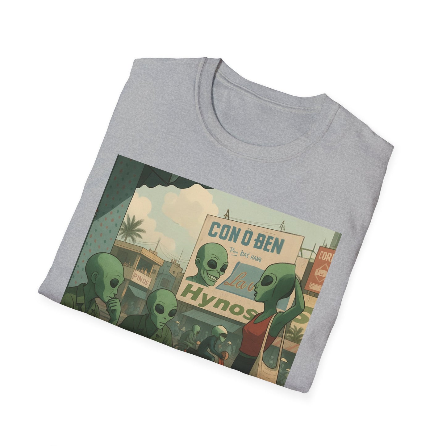 Alien Full Metal Jacket Graphic T-Shirt — Retro 'Con & Ben Hypnos' Illustration