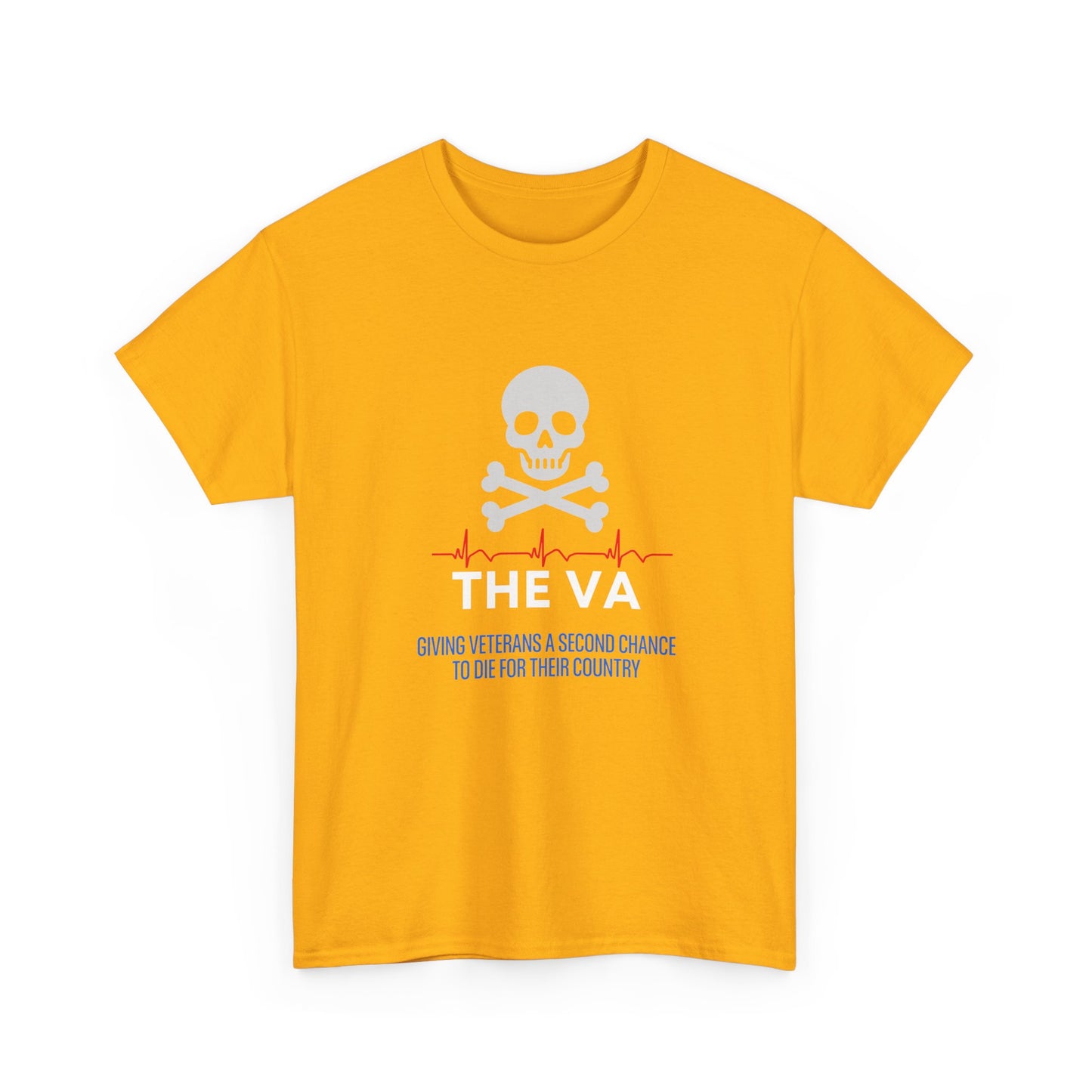 Veteran Skull & Crossbones Tee – “THE VA” Tribute T-Shirt