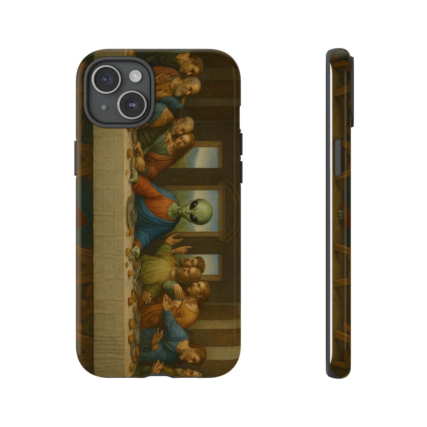 Phone Case - 'The Last Supper' Alien Parody Protective Cover