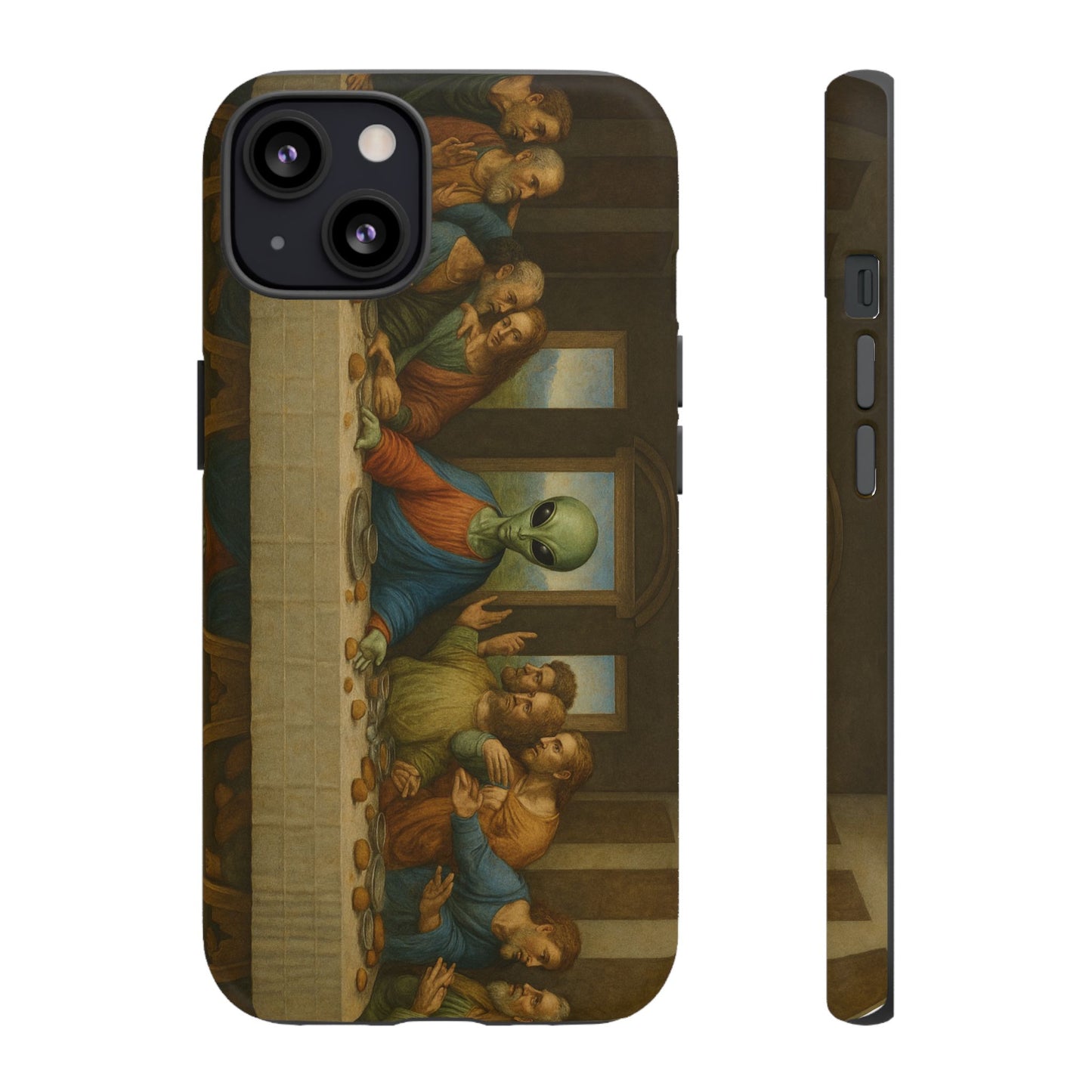 Phone Case - 'The Last Supper' Alien Parody Protective Cover